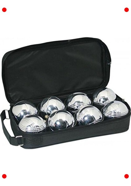 Taşınabilir Çantalı Metal Bocce Oyun Seti