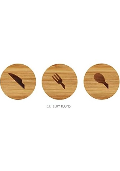 Kompakt Çatal Bıçak Çekmecesi Düzenleyici, 5 Bölmeli, 24+ Parça Için - Bambu fiyatları