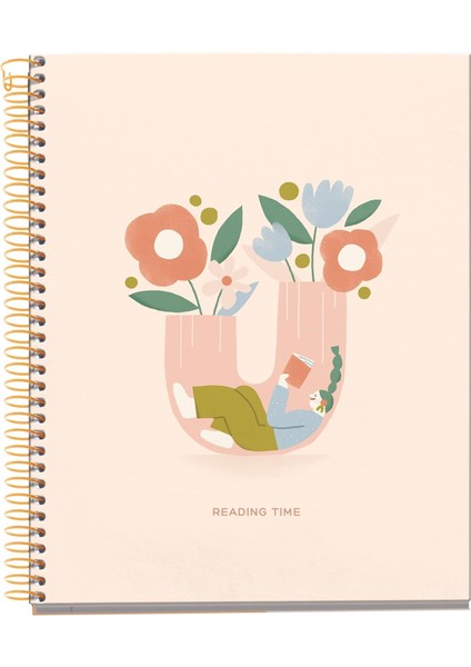 Defter Mr A5 100 Sayfa Çizgili Spiralli Inhale Ex