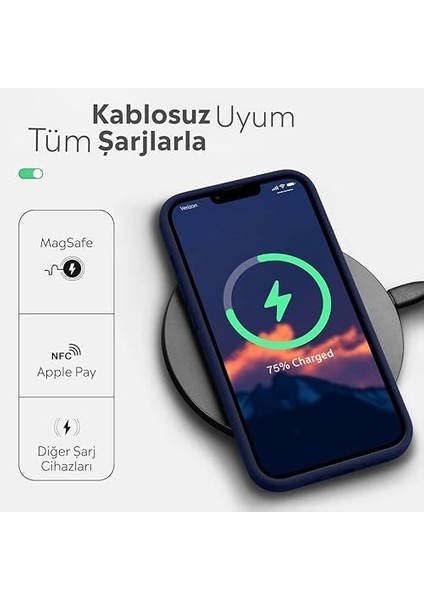 Kılıf Ince Sıvı Silikon 3 Katmanlı Tam Kaplamalı Yumuşak Jel Kauçuk Kılıf Kapak (Açık Lacivert, 11) modelleri