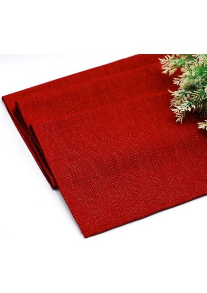 Simli Kırmızı 45X155 cm