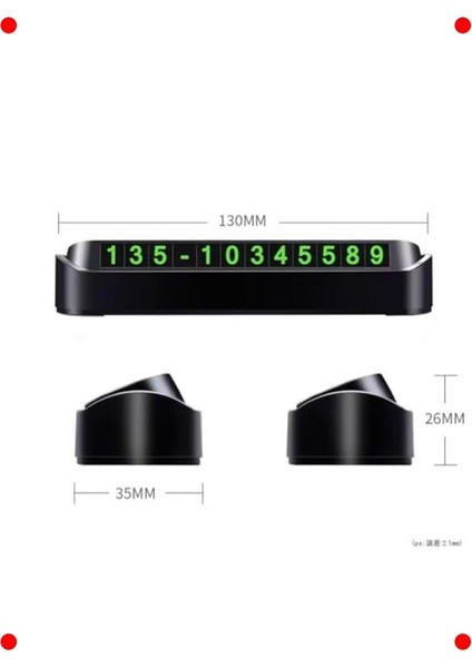 Gizlenebilir Oto Içi Telefon Numaratörü Park Için fiyatları