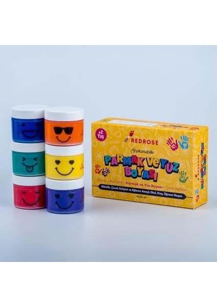 Rose Süper Yıkanabilir Parmak 6X60 gr fiyatları