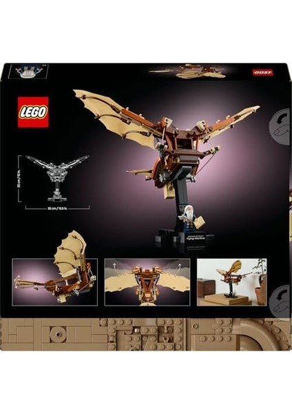 Da Vinci’nin Uçan Makinesi 10363 – Tarih ve Havacılık Meraklısı Yetişkinlere Özel Dekoratif Yapım Seti, Hediye Fikri (493 Parça) modelleri