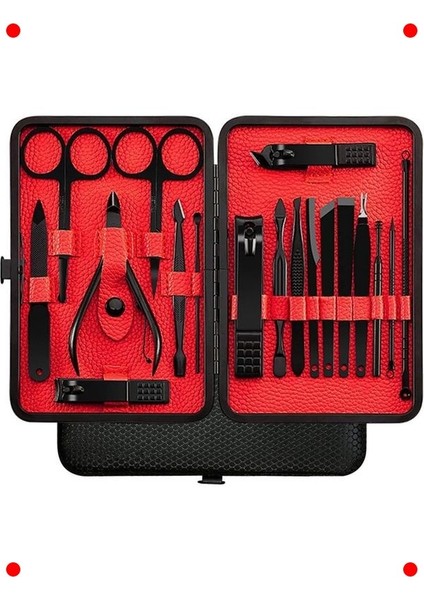 18 Parça Paslanmaz Çelik Manikür Pedikür Seti