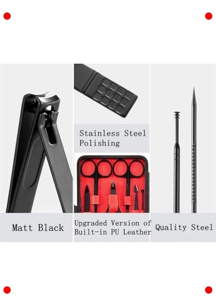 18 Parça Paslanmaz Çelik Manikür Pedikür Seti fırsatları