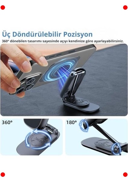 Ultra Güçlü Mıknatıslı Telefon Tutucu - Araç/masaüstü modelleri