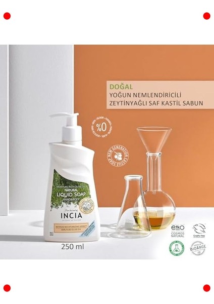 Doğal Sıvı Kastil Sabun - Zeytinyağlı, Vegan 250 ml modelleri