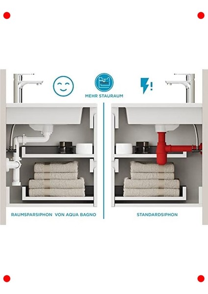 Yer Tasarruflu Mobilya Lavabo Sifonu fırsatları