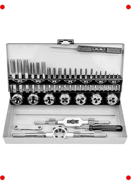 32 Parça Kılavuz Pafta Seti (Dın/ıso Uyumlu)