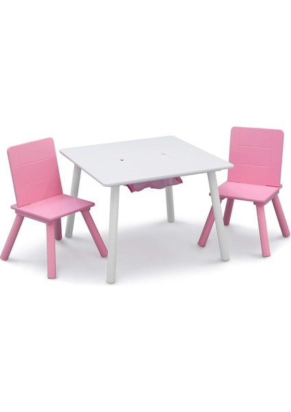 Children Çocuk Masa ve Seti, Saklamalı (2 Dahil)