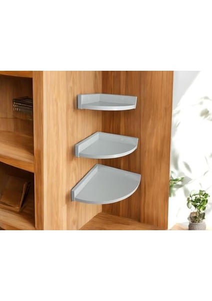 3&apos;lü Üçgen Köşe Raf 31 x 26 x 23 modelleri