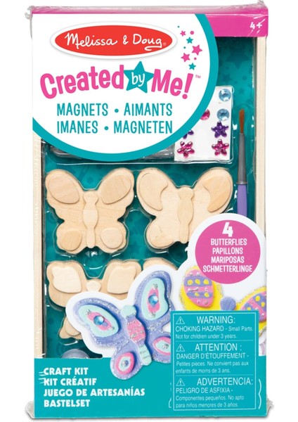 & Doug – 19515 – Selbstdekorieren: Kurşun Schmetterlingsmagneten Için