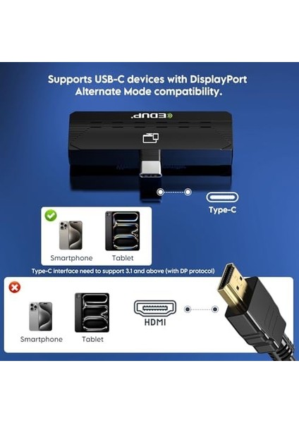 Kablosuz HDMI Kiti 1080P 60hZ Video Ses Görüntü Aktarımı EH-WD9905C fiyatları