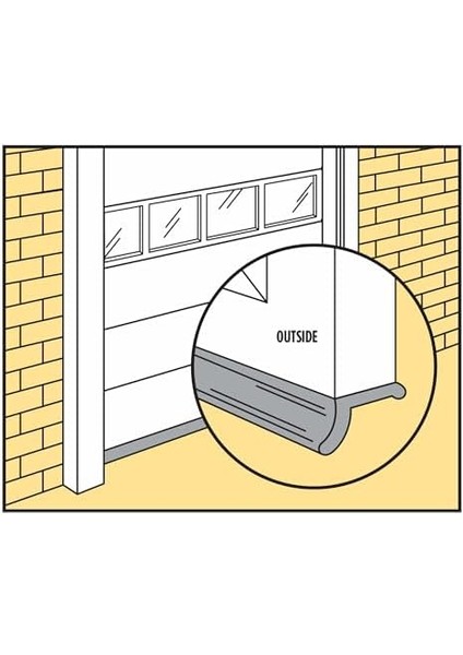 Yapı Ürünleri 03749 16 Ft. Siyah Kauçuk Garaj Kapısı Alt Contası modelleri