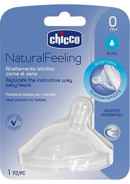 Natural Feeling Silikon Biberon Emziği Tekli 0 Ay+ Normal Akış fiyatları
