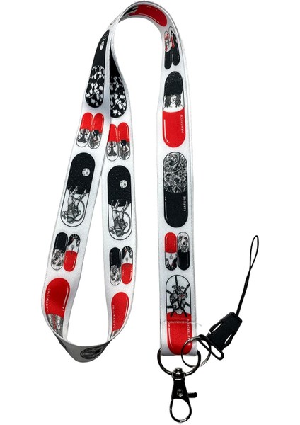 Kapsül Eczacı Boyun Ipi ve Telefon Askısı Lanyard