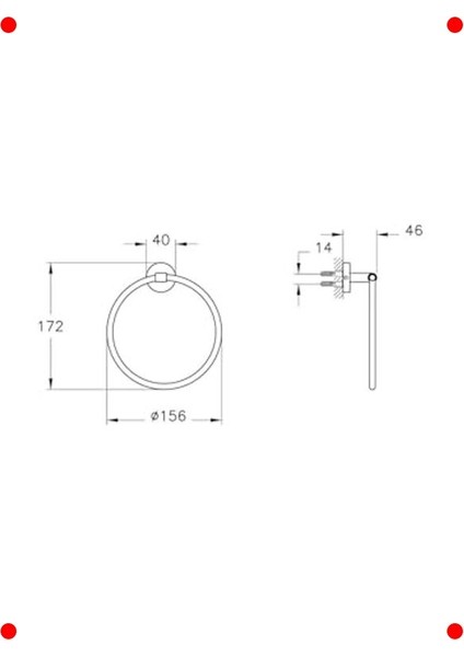 Krom Halka Havluluk - Banyo Aksesuarı modelleri
