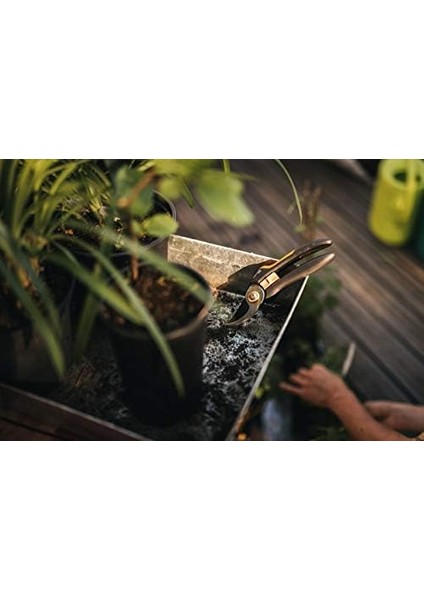 Bypass M Bahçe, Masif, P321, Taze Dallar ve Çalılar Için, Yapışmaz Kaplama, Paslanmaz Çelik Bıçaklar, Uzunluk: 20,1 Cm, Siyah/turuncu, 1057162 modelleri