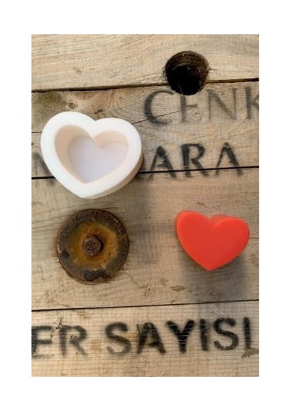 Concept Kalp 2d Mum Kalıbı (Silikon) modelleri