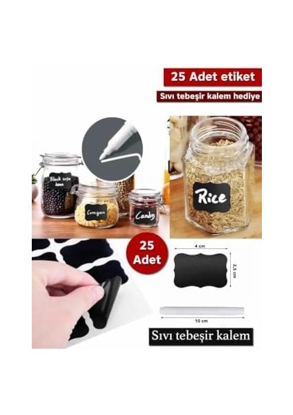 Life 25 Adet Kavanoz Etiketi MIT1102 fiyatları