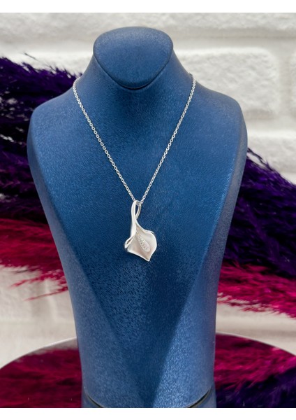 925 Ayar Gümüş Italyan Özel Tasarım Popüler Kadın Kolye