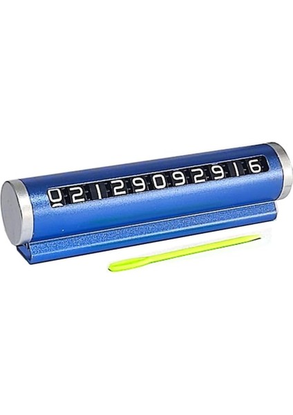 Metal Mekanizmalı Numaratör Mavi