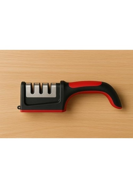 3 Aşamalı Bıçak Bileme Aparatı – Ergonomik Kaymaz Saplı, Paslanmaz Çelik Slotlu, Mutfak Bıçakları Için Hızlı ve Güvenli Bileyici fiyatları