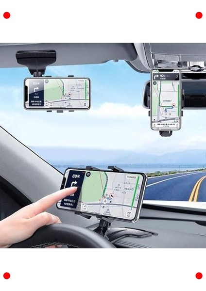 Torpido Üstü Numaratörlü Dönebilen Telefon Tutucu indirimleri