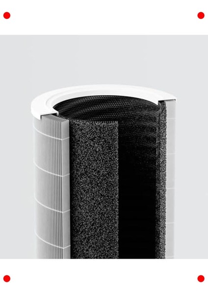 Uyumlu Yedek Hava Temizleyici Filtresi Gri fiyatları