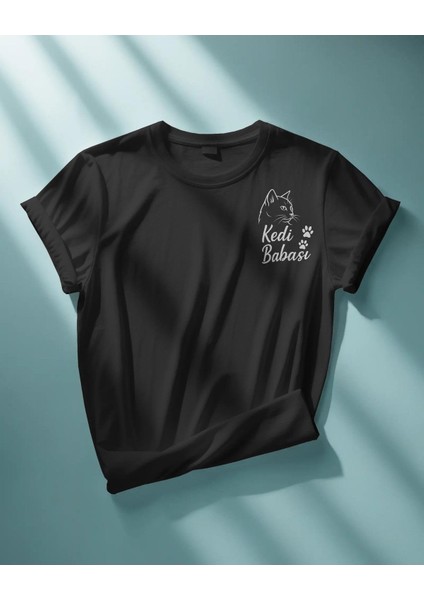 Kedi Babası Baskılı Tişört K fiyatları