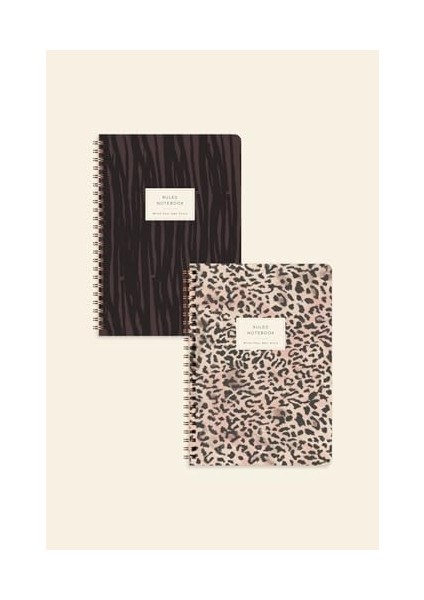 A5 Spiralli Karton Kapak Çizgili Okul Defteri 80 Yaprak 2&apos;li Set - Ders Programlı - modelleri