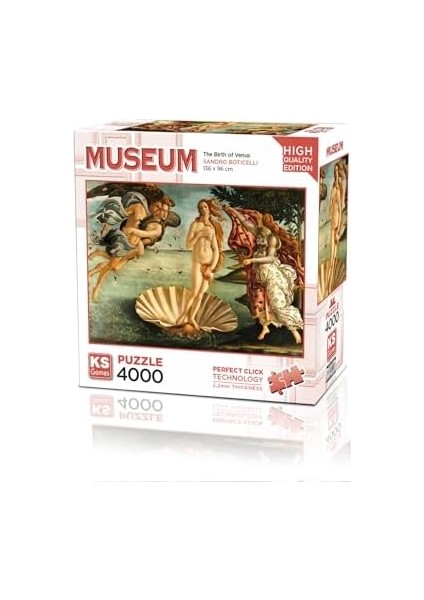 The Birth Of Venus 4000 Parça Puzzle modelleri
