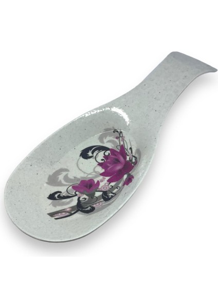Tezgah Üstü Kirli Kaşıklık- 24 cm Çiçek Desenli