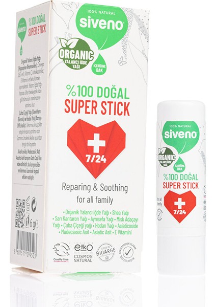 %100 Doğal Super Stick 6 gr 1 Adet