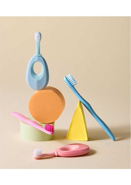 Humble Brush Baby Bebekler Için Alıştırma Diş Fırçası - Pembe modelleri