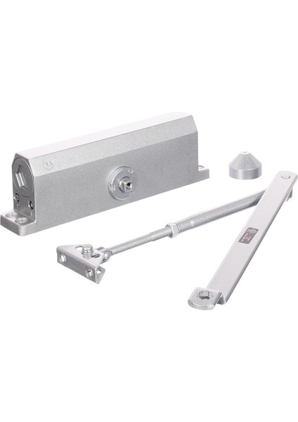 Kapı Hidroliği 104 Sabit Güçlü 4 Numara (80 Kg) Kapı Yayı, Gümüş