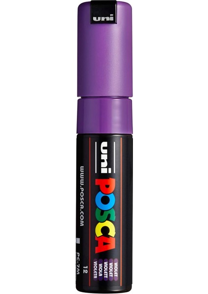 PC7M Vt Mor Konik Geniş Uçlu Keçeli