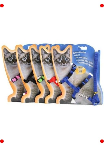 Kedi Göğüs Tasması ve Uzatma Seti 120 cm