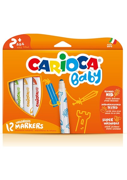 Jumbo Bebek Süper Yıkanabilir Keçeli Boya Kalemi 12LI 1 Adet