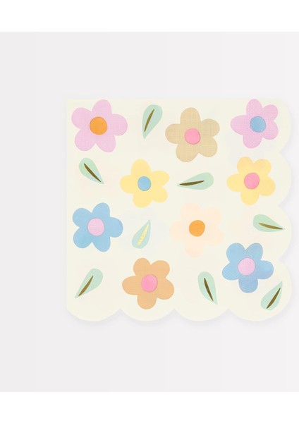 - Mutlu Çiçekler Peçeteler (16&apos;lı)