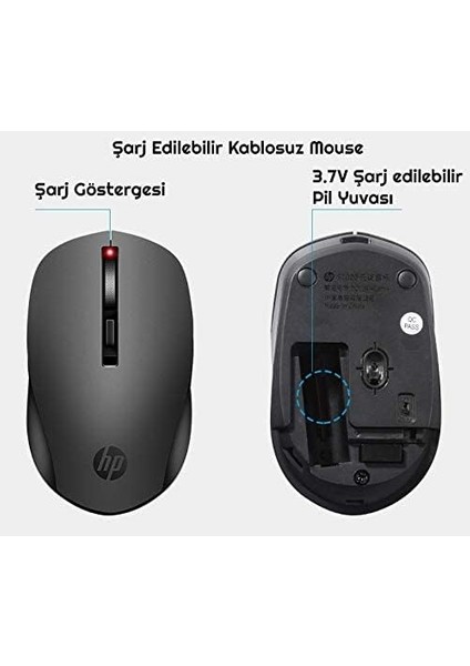 S1000 Kablosuz Mouse Siyah fiyatları