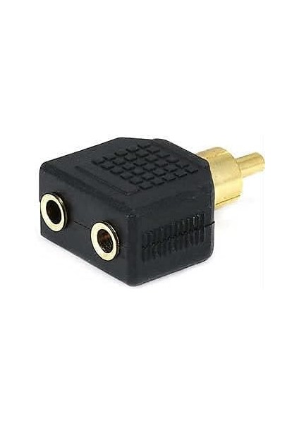 Rca Erkek 2 Dişi 3.5mm Stereo Çoklayıcı Aparat