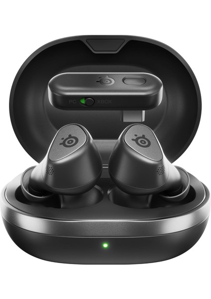 Arctis Gamebuds Xbox Için – Kablosuz Kulak Içi Oyun Kulaklığı – 2,4 Ghz + Bt 5.3 – Anc/şeffaflık Modu – Suya Dayanıklı IP55 – 40H Pil – Kablosuz Şarj – Xbox, Ps5, Pc, Switch, Mobil