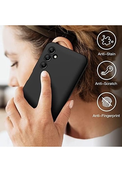 Happy A54 Uyumlu Içi Kadife Lansman Silicone Kılıf Şok Emici Full Kasa Koruma Sağlayan Kılıf (Siyah) fiyatları