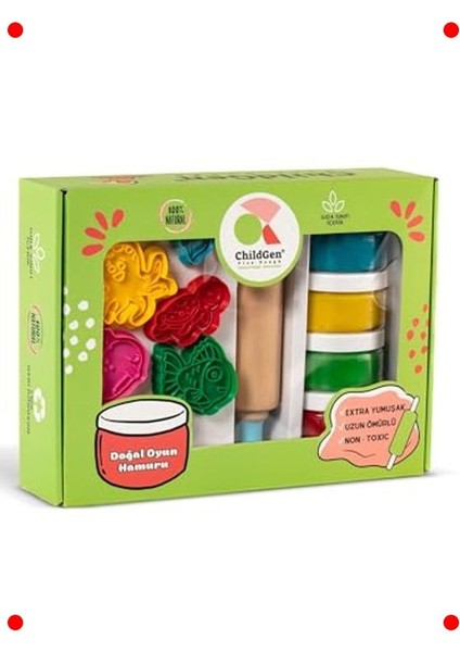 Deniz Canlıları Doğal Oyun Hamuru Seti