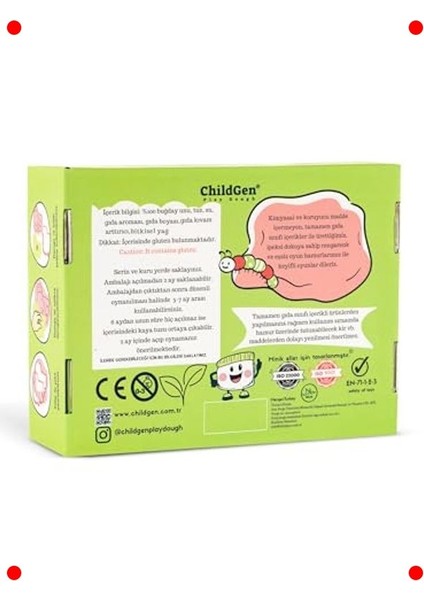 Deniz Canlıları Doğal Oyun Hamuru Seti modelleri