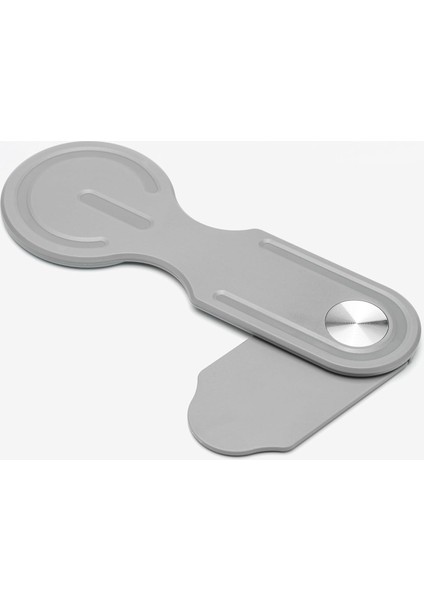 Magesafe Uyumlu - Çok Amaçlı Manyetik Ekran Arkası Akıllı Telefon Tutacağı - (Gri)