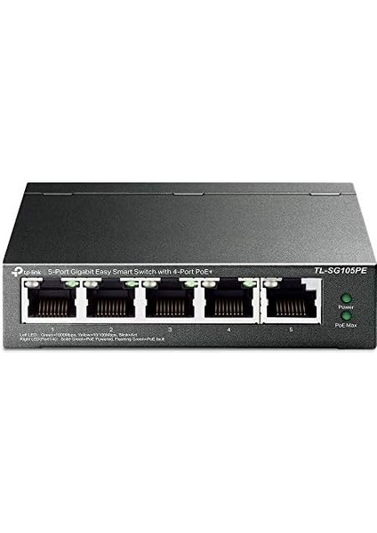 TL-SG105PE, 5-Port Gigabit Smart Switch With 4-Port Poe+ modelleri