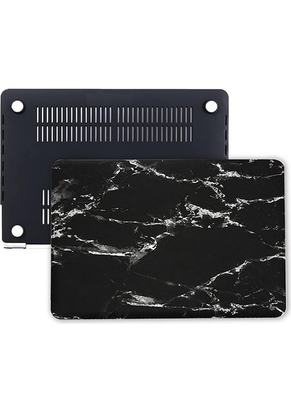 Kılıf Hardcase Bar A1707 A1990 Pro ile Uyumlu Mermer Marble 04